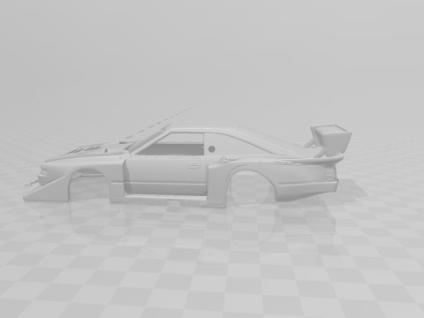 Nissan silvia silhouette 82 3D 프린트 모델