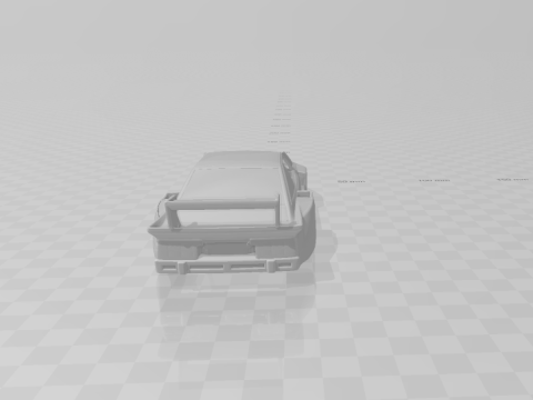 Nissan silvia silhouette 82 3D 프린트 모델