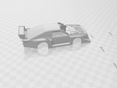 Nissan silvia silhouette 82 3D 프린트 모델