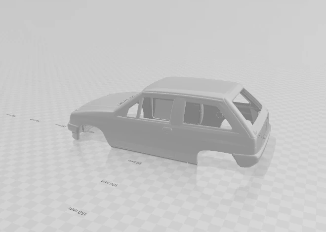 Vauxhall nova 3D Print Model .c4d .max .obj .3ds .fbx .stl .blend