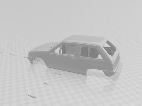 Vauxhall nova 3D Baskı Modeli