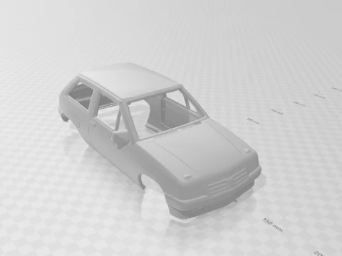 Vauxhall nova 3D Print Model