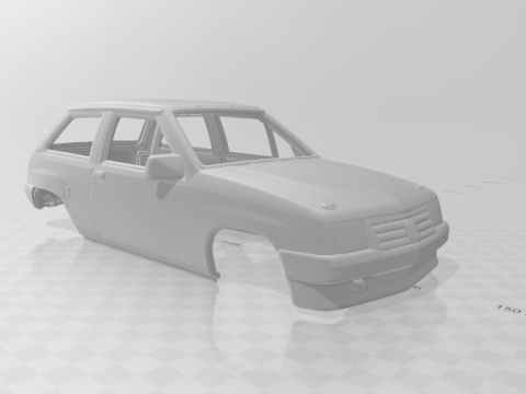 Vauxhall nova 3D 프린트 모델