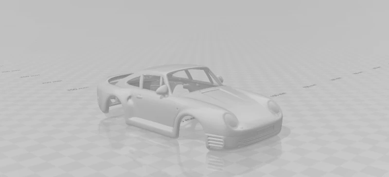 Porsche 959 3D Print Model .c4d .max .obj .3ds .fbx .stl .blend 