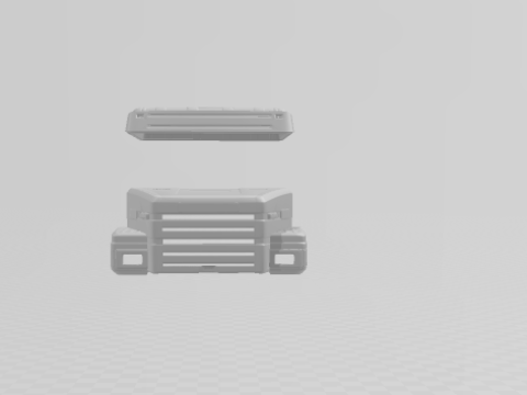 Cabin scania 113 scale 1-10 3D Baskı Modeli