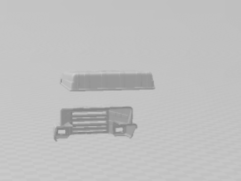 Cabin scania 113 scale 1-10 3D Baskı Modeli