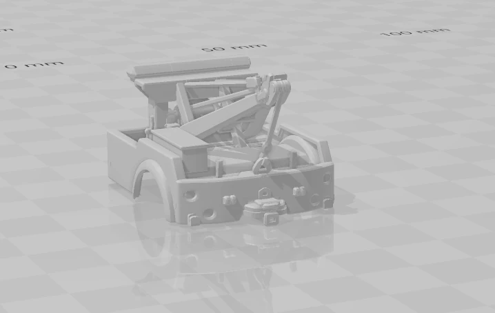 Body tow truck 3D Print Model .c4d .max .obj .3ds .fbx .stl .blend