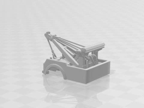 Body tow truck Modello di stampa 3D
