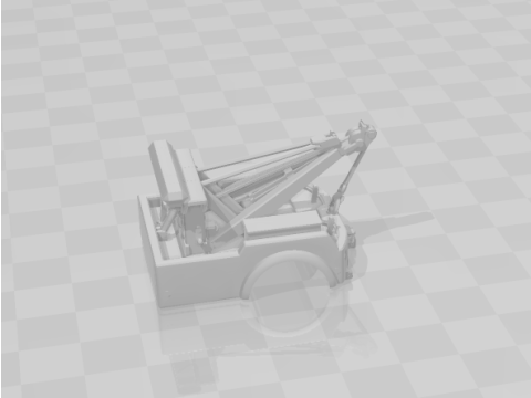Body tow truck Modello di stampa 3D