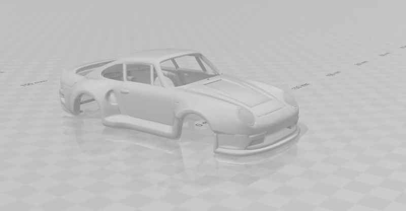 Porsche 959 custom 3D Print Model .c4d .max .obj .3ds .fbx .stl .blend 