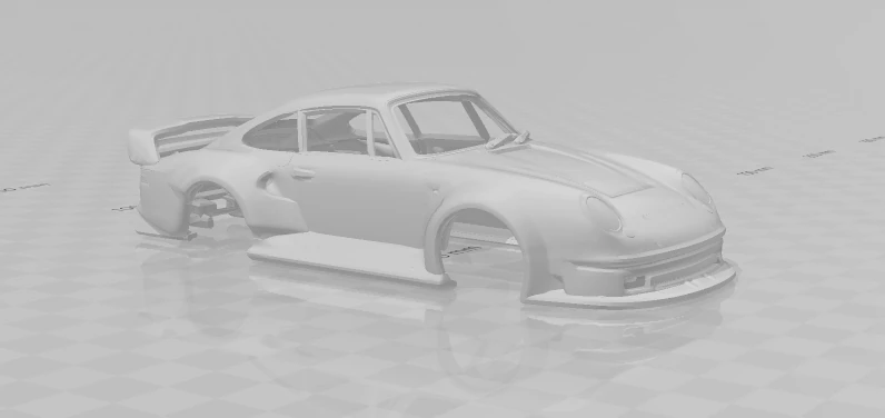 Porsche 959 custom 3D Print Model .c4d .max .obj .3ds .fbx .stl .blend