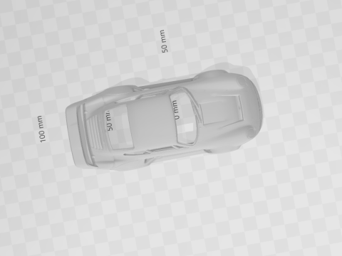 Porsche 959 custom Model Cetak 3D