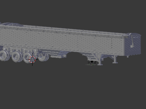 Wilson 3 axle trailer 3Dプリントモデル