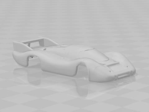 Porsche 917 closed 3D Print Model
