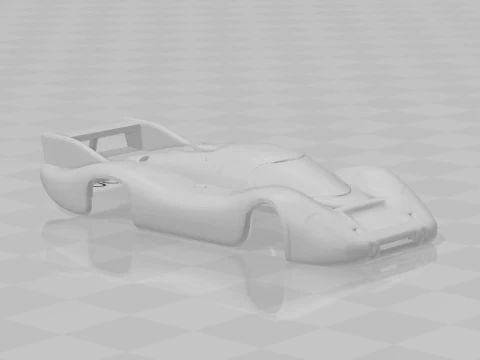Porsche 917 closed 3D Print Model