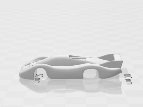 Porsche 917 closed 3D Print Model