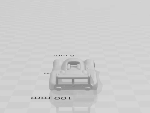 Porsche 917 closed 3D Print Model