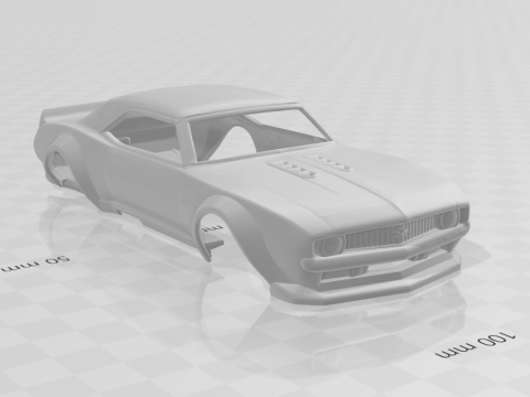 Camaro custom car 3D-printmodel