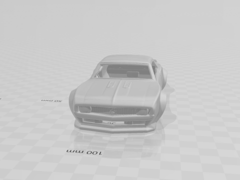 Camaro custom car 3D Print Model