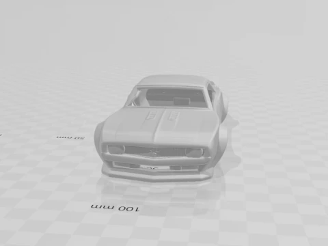 Camaro custom car 3D Print Model