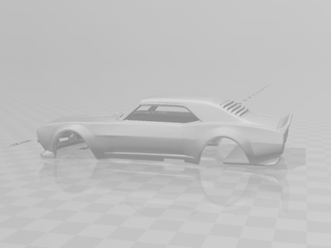 Camaro custom car 3D Print Model