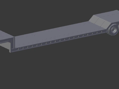 Причіп бортовий 3D Принт Модель