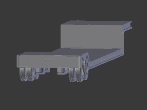 Trailer flatbed 3D Print Model