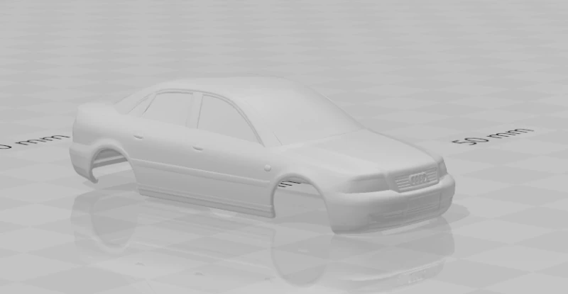 Audi a4 sedan 3D Print Model .c4d .max .obj .3ds .fbx .stl .blend