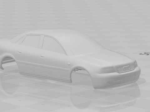 Audi a4 sedan 3D-printmodel