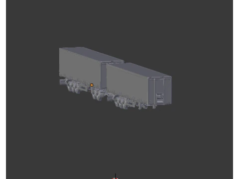 Skrzynia na przyczepę, podw&oacute;jne euro Model do druku 3D