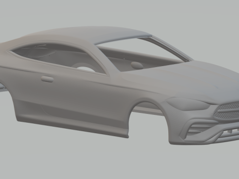 Mercedes cle 3D 打印模型