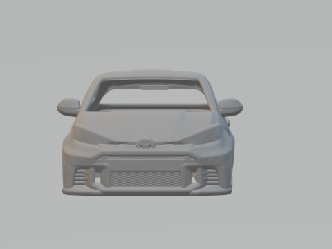 Toyota gr yaris 3Dプリントモデル