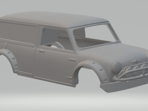 Cooper extreme rally 3D-printmodel