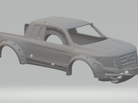 Nissan titan baja 3D-printmodel