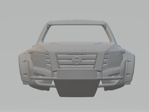 Nissan titan baja Modelo de impresión 3D