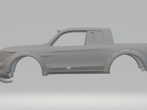Nissan titan baja Modelo de impresión 3D