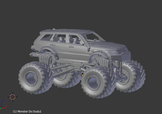 Land rover custom 3D Print Model .c4d .max .obj .3ds .fbx .stl .blend 