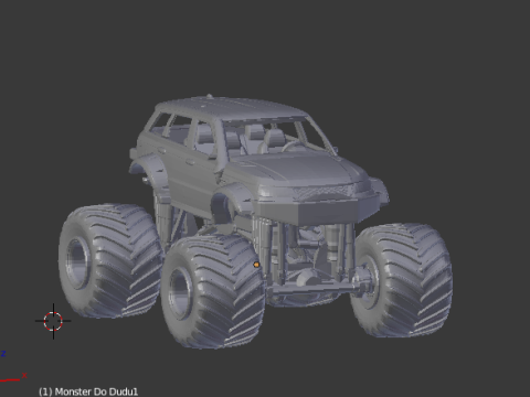 Land rover custom 3D Baskı Modeli