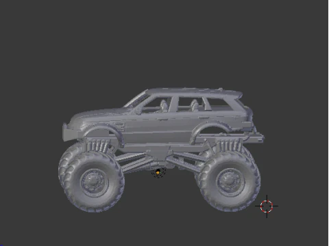 Land rover custom 3D Print Model