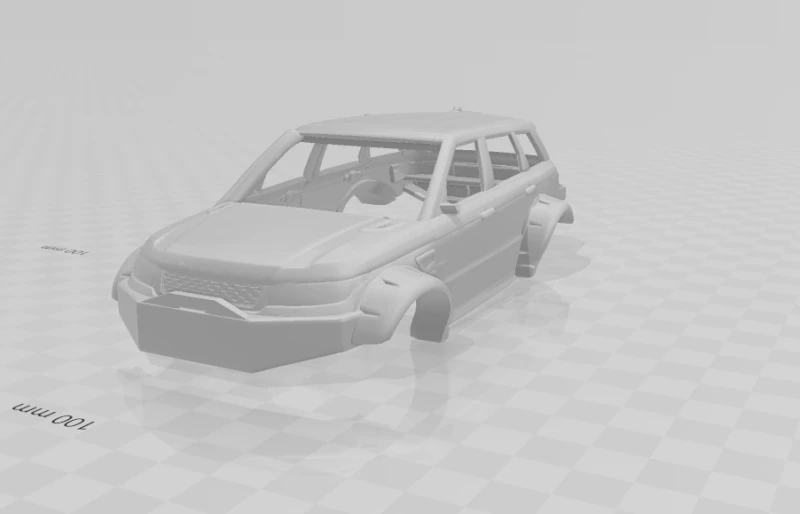 Land rover custom 3D Print Model .c4d .max .obj .3ds .fbx .stl .blend