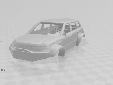 Land Rover Brauch 3D Druckmodell