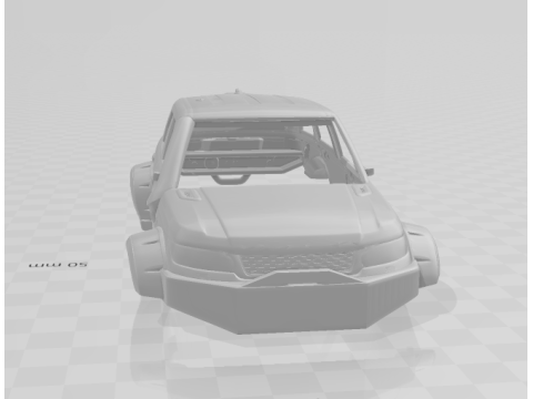 Land rover custom 3D 프린트 모델