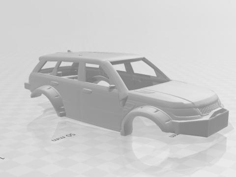 Land rover custom 3D 프린트 모델