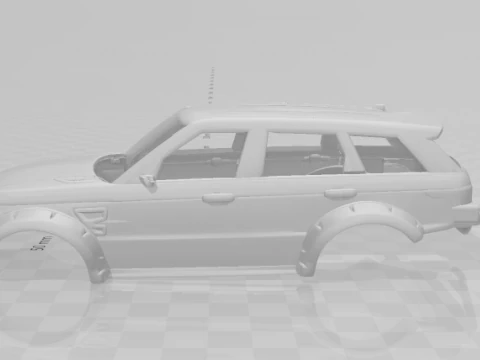 Land rover custom 3D Print Model
