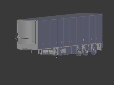 Soğutmalı r&ouml;mork avrupa 3D Baskı Modeli