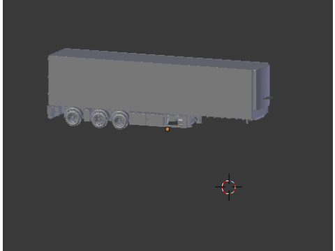 Refrigerated trailer europe 3D Принт Модель