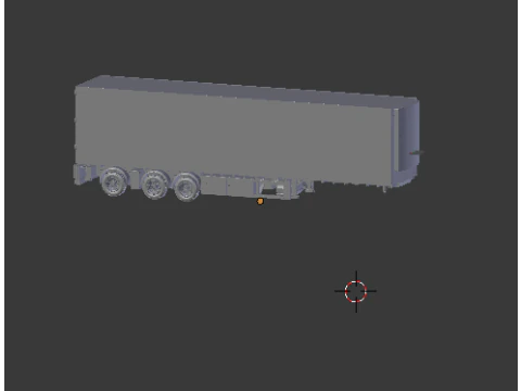 Refrigerated trailer europe 3D Print Model