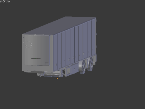 Trailer europe Modelo de Impressão 3D