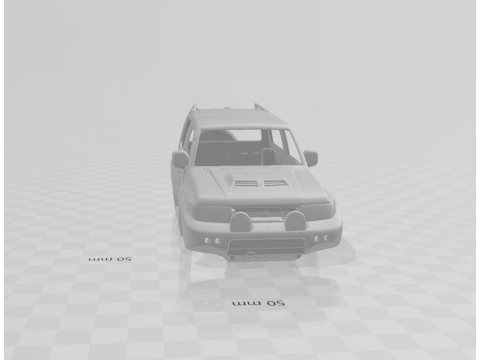 Mitsubishi pajero rally 3D Print Model