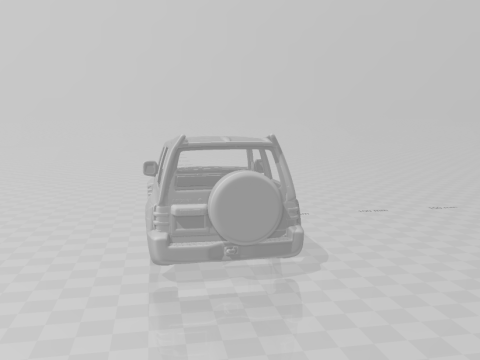 Mitsubishi pajero rally 3D Print Model